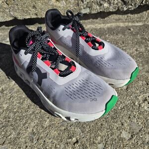 On cloud running Cloud Monster women's 8 running shoes gray pink
